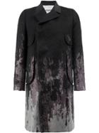 Rochas Textured-effect Coat - Black