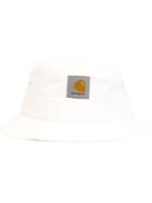 Carhartt Logo Patch Bucket Hat, Men's, Size: M/l, White, Cotton