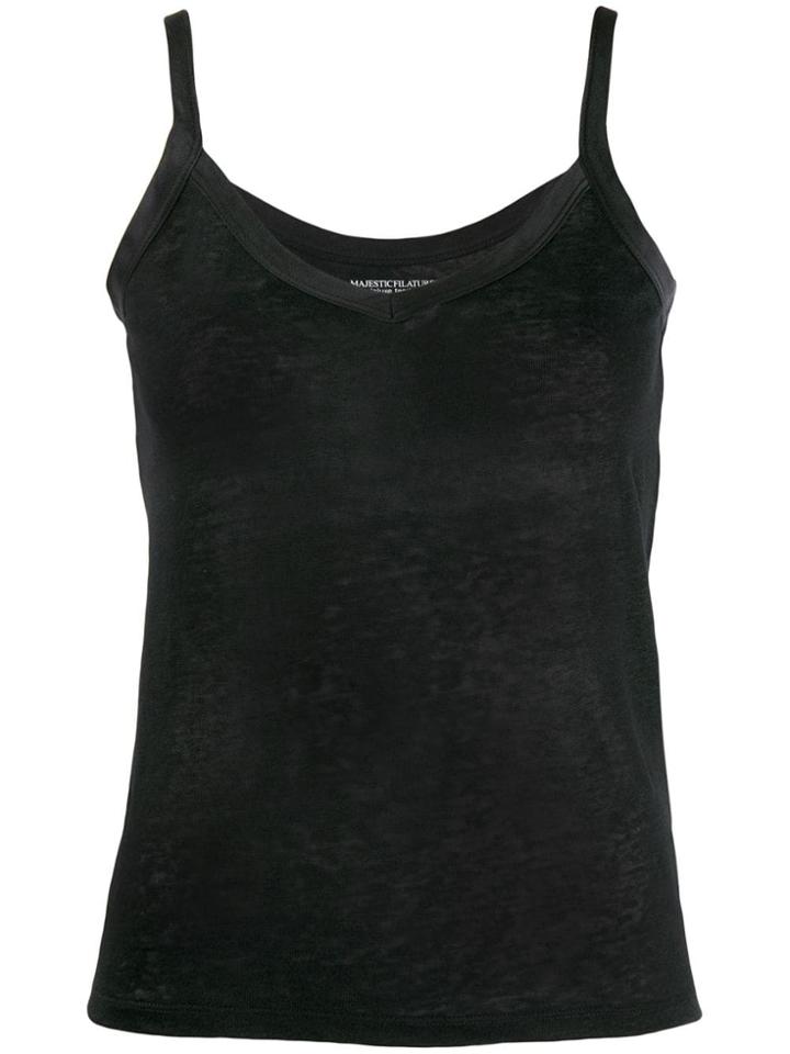 Majestic Filatures Basic Vest - Black