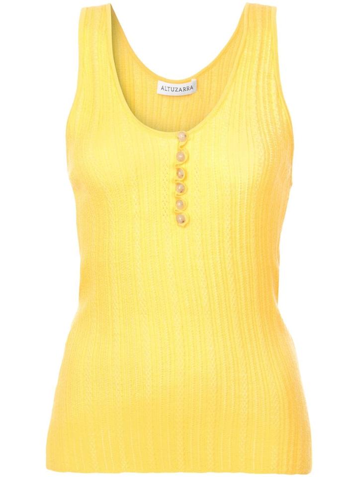 Altuzarra 'mirto' Knit Top - Yellow