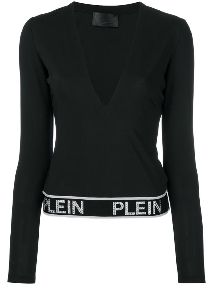 Philipp Plein Graffya Top - Black