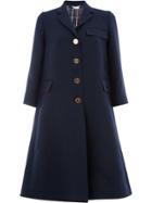 Thom Browne Unlined Swing Coat - Blue