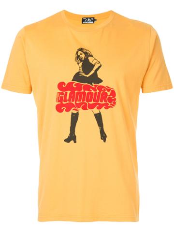 Hysteric Glamour Glamour Print T-shirt - Yellow & Orange