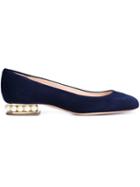 Nicholas Kirkwood Pearl Heel Ballerinas