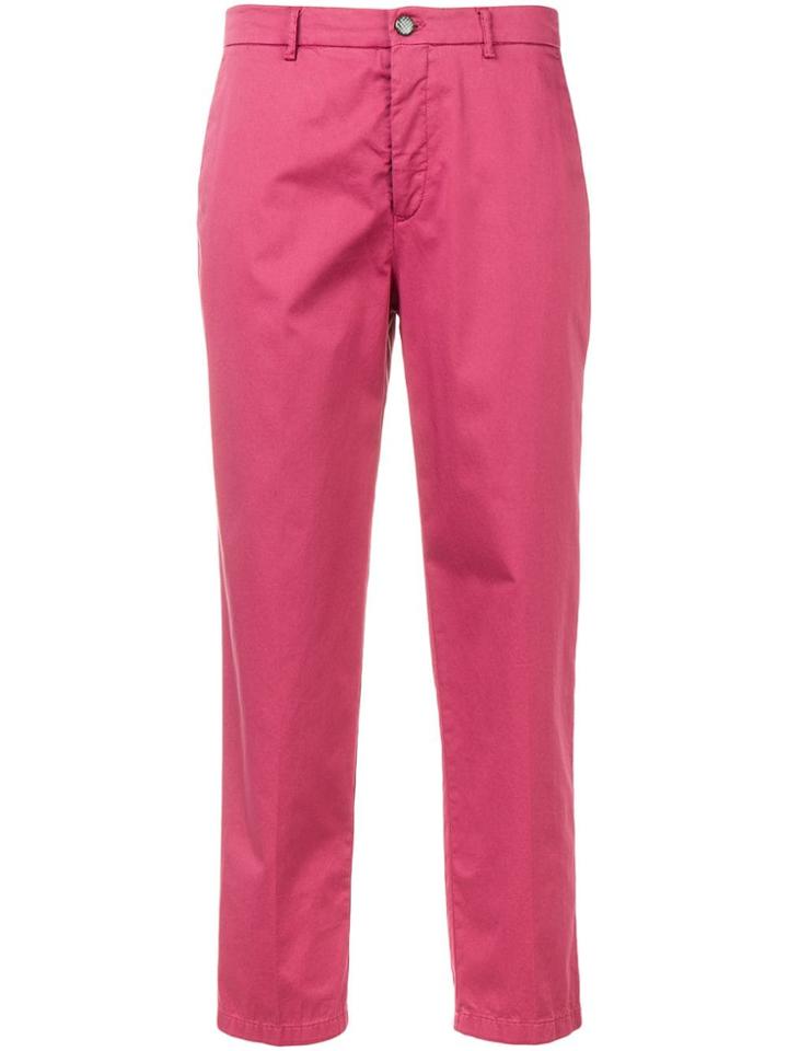 Berwich Chicca Cropped Trousers - Pink