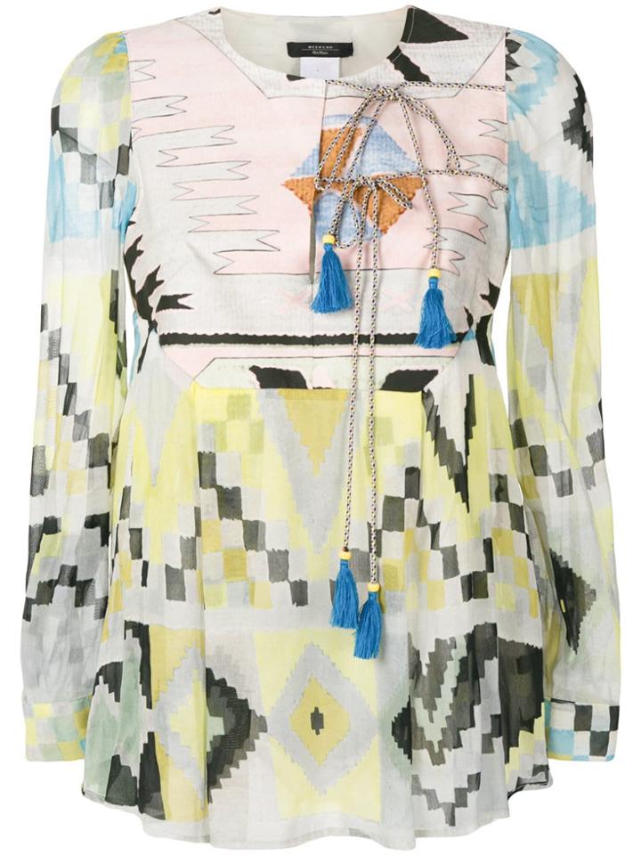 Weekend Max Mara Geometric Print Blouse - Multicolour