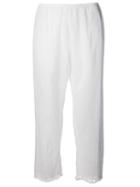 Dosa Tassel Trouser, Women's, Size: 3, White, Cotton