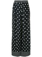 Layeur Printed Palazzo Trousers - Blue