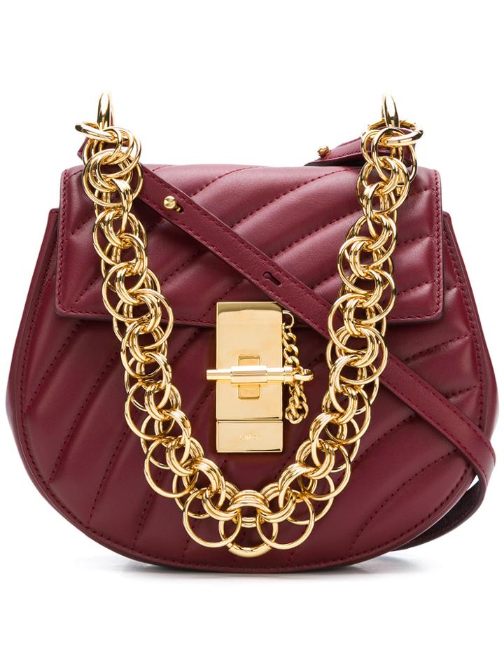 Chloé Mini Drew Bijou Bag - Red