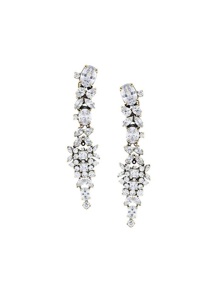 Iosselliani 'white Eclipse Memento' Earrings, Women's, White