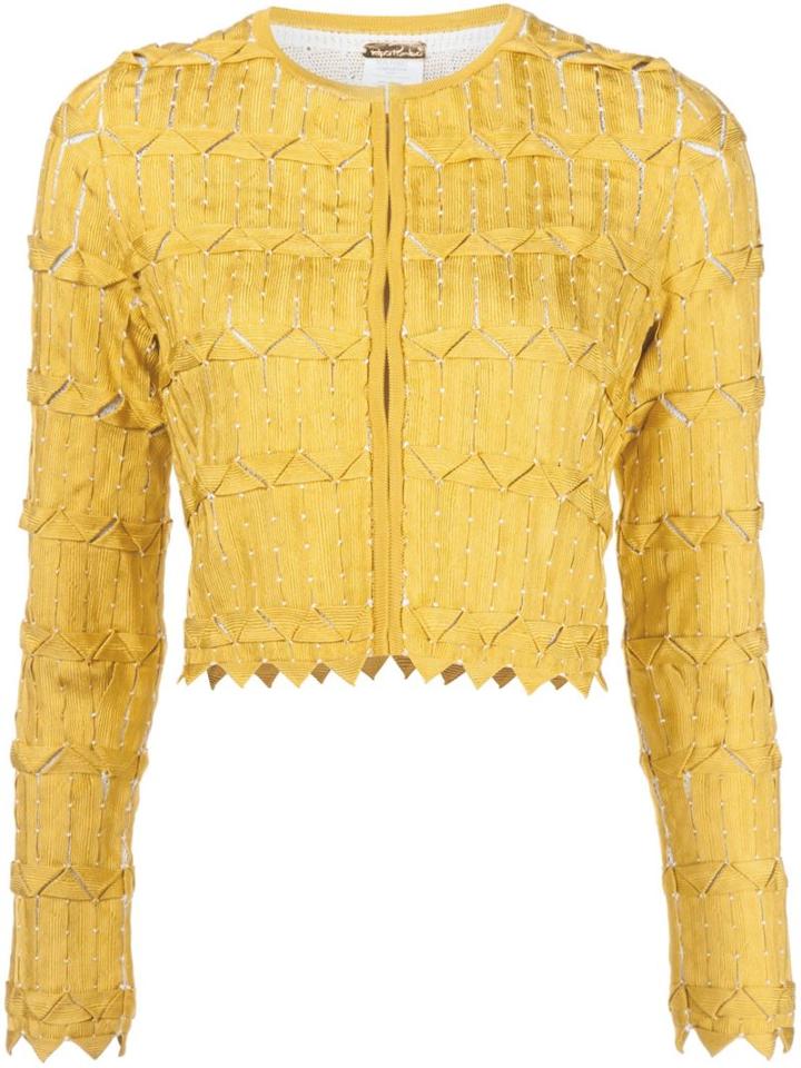 Pepa Pombo Cropped Fitted Jacket