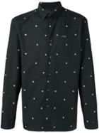 Philipp Plein Skull And Crossbones Shirt - Black