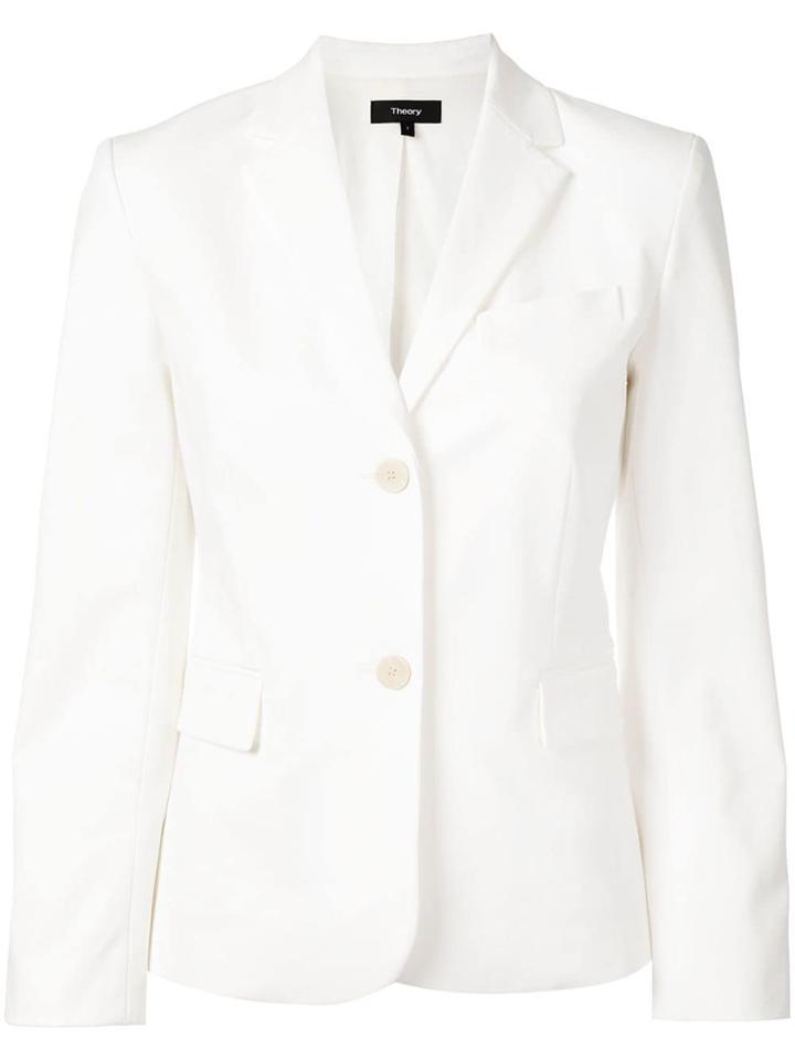 Theory Clean Shrunken Jacket - White