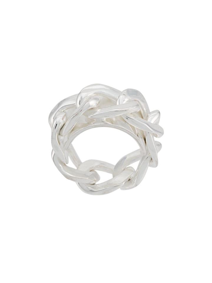 Maison Margiela Chunky Chain Ring - Silver