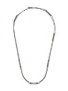 M. Cohen Double Strand Necklace - Silver