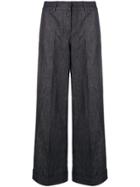 's Max Mara Wide Leg Trousers - Blue