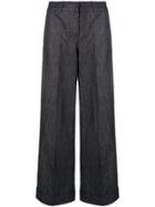 's Max Mara Wide Leg Trousers - Blue