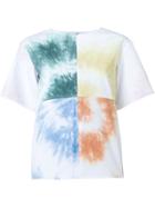 Rosie Assoulin Tie-dye Paneled T-shirt, Women's, Size: Medium, White, Cotton