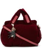 See By Chloé 'joyrider' Velvet Tote, Women's, Red