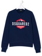 Dsquared2 Kids Mountaineer Logo Sweatshirt - Blue