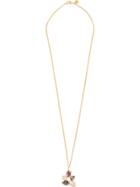 Melissa Kandiyoti Floral Pendant Necklace - Gold