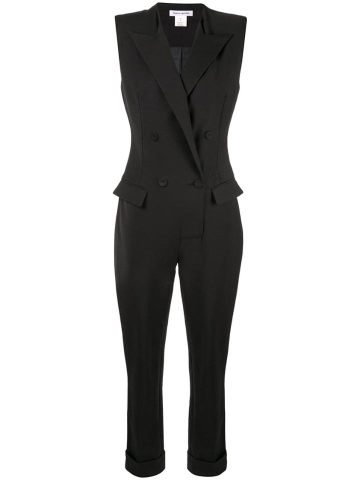 Bianca Spender Sleeveless Jumpsuit - Black
