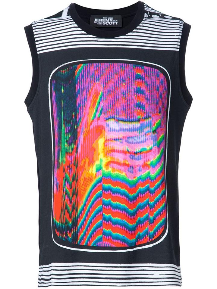 Jeremy Scott Tv Print Tank Top