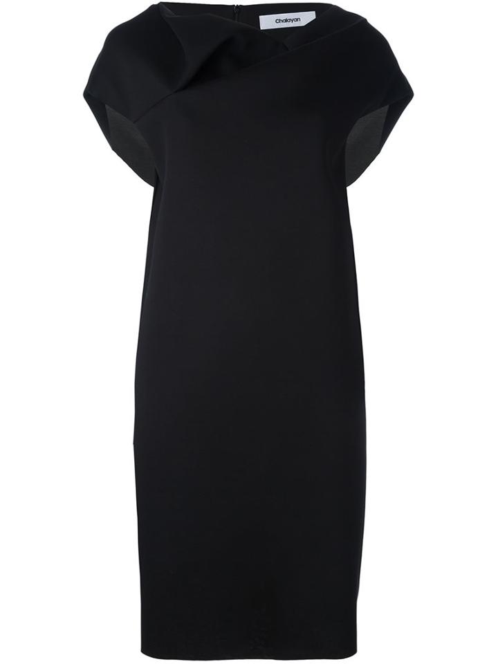 Chalayan Twist Shoulder Dress