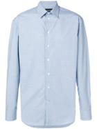 Emporio Armani Casual Dotted Shirt - Blue