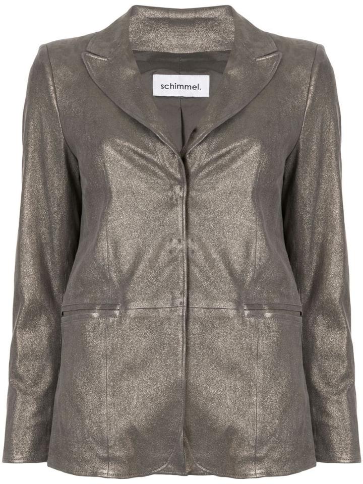 Sylvie Schimmel Slim-fit Blazer - Silver