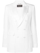 Max Mara Double Breasted Blazer - White