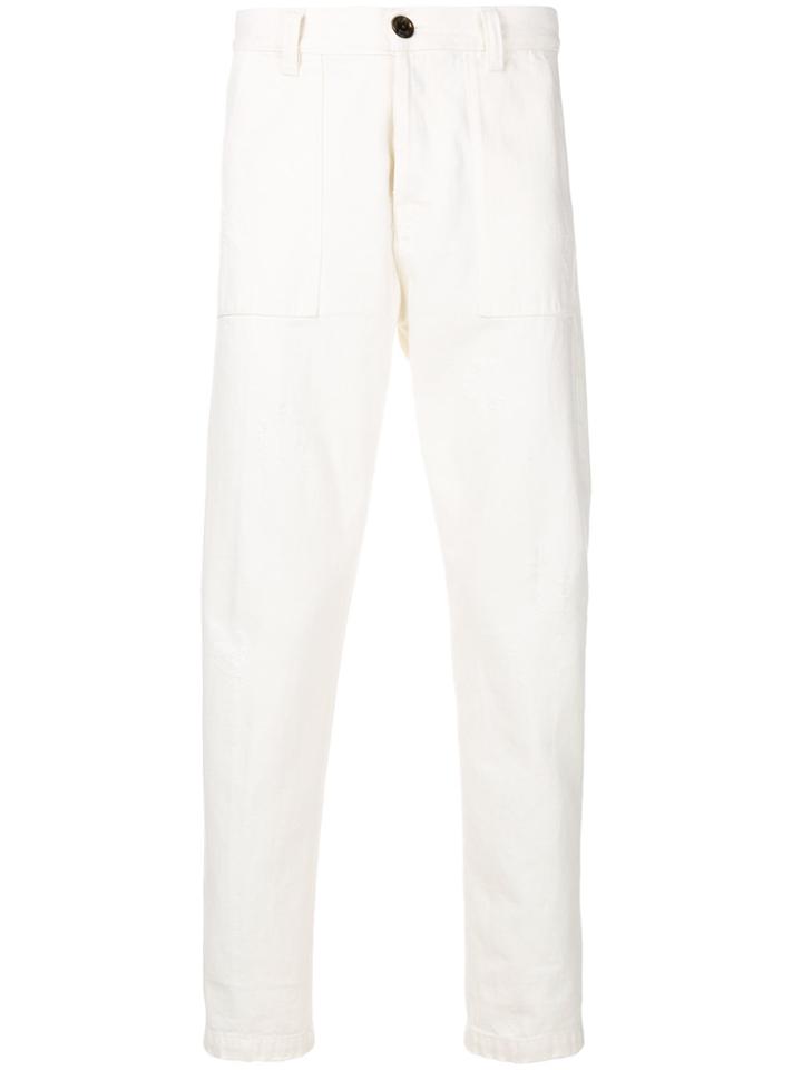 Eleventy Straight Leg Jeans - White