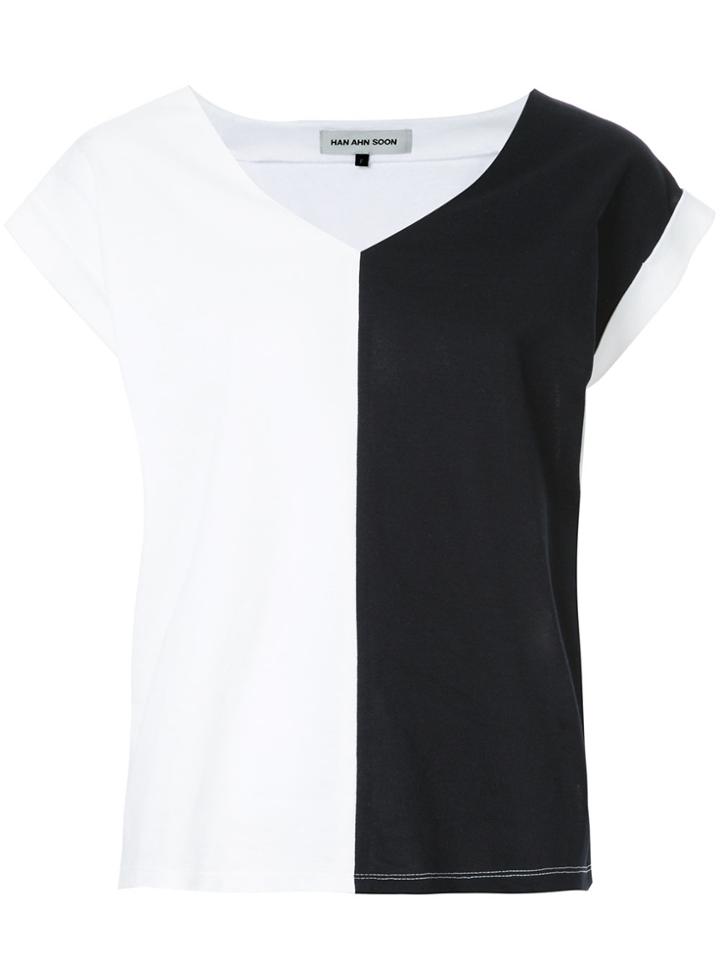 Han Ahn Soon Colour Contrast T-shirt - White