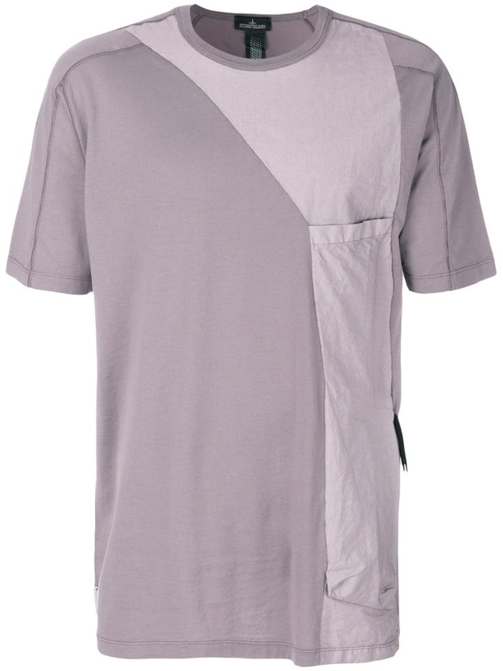 Stone Island Shadow Project Teleport Pocket T-shirt - Pink & Purple