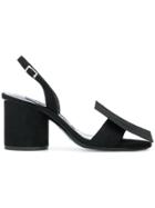 Jacquemus Geometric Open-toe Sandals - Black
