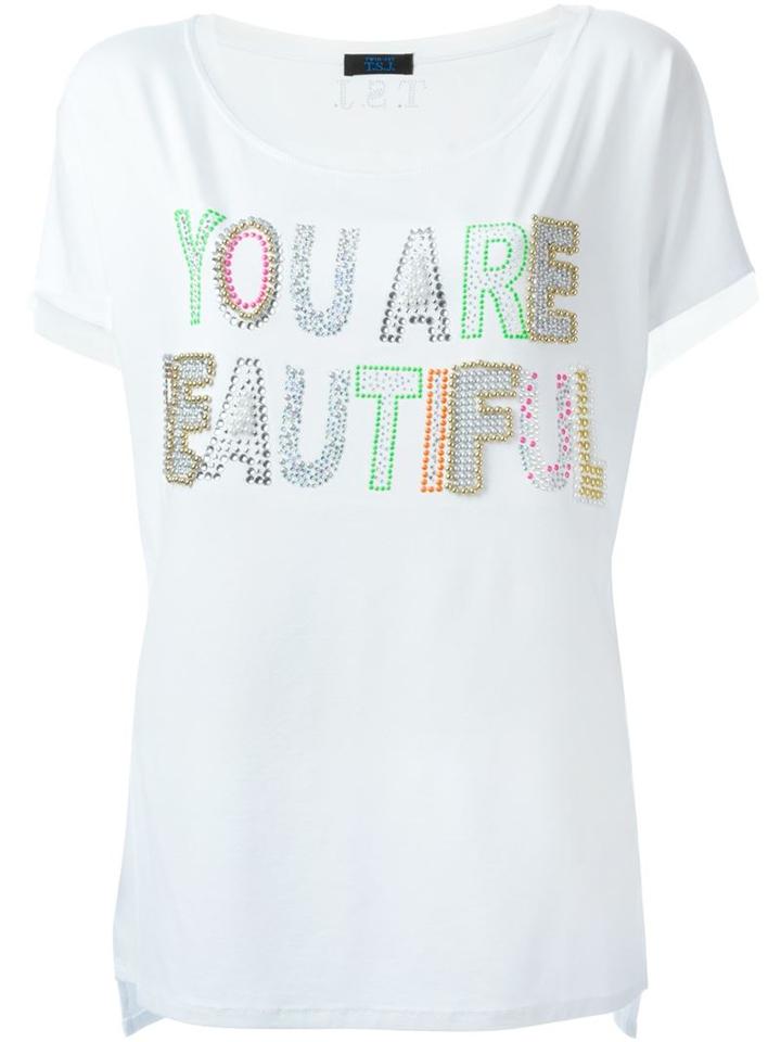 Twin-set You Are Beautiful T-shirt