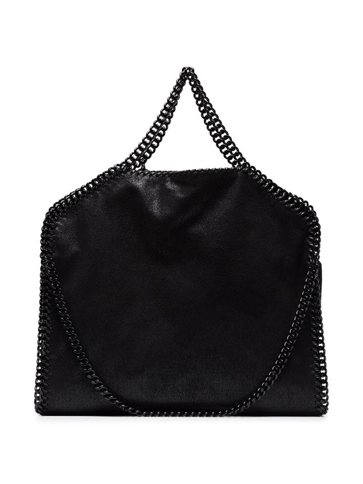 Stella Mccartney Black Falabella Faux Leather Tote