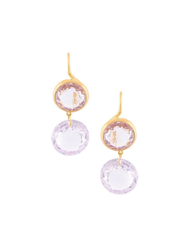 Marie Helene De Taillac Double Circles Earrings