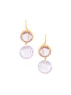 Marie Helene De Taillac Double Circles Earrings