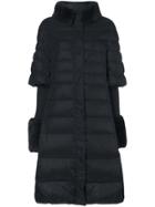 Twin-set Midi Puffer Jacket - Black