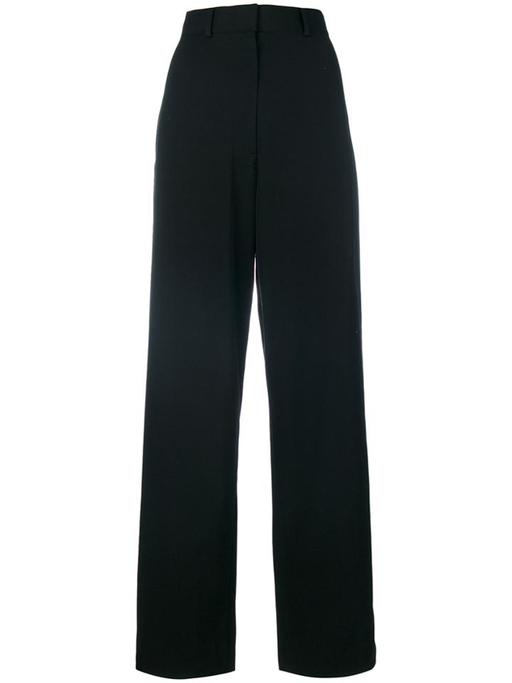 Cédric Charlier Wide Leg Trousers - Black