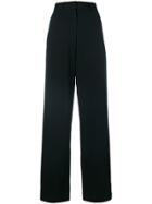 Cédric Charlier Wide Leg Trousers - Black