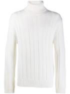 Dondup Knitted Roll Neck Jumper - White