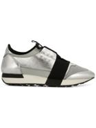 Balenciaga Race Runner Sneakers - Silver
