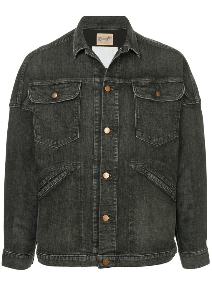 White Mountaineering Classic Denim Jacket - Black