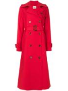 Khaite Cornelia Trench Coat - Red