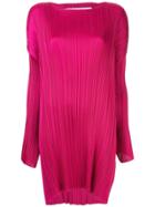 We11done Pleated Mini Dress - Pink