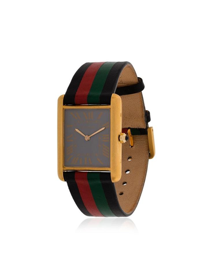 La Californienne Multicoloured Ether Italia Cartier Tank Leather Watch
