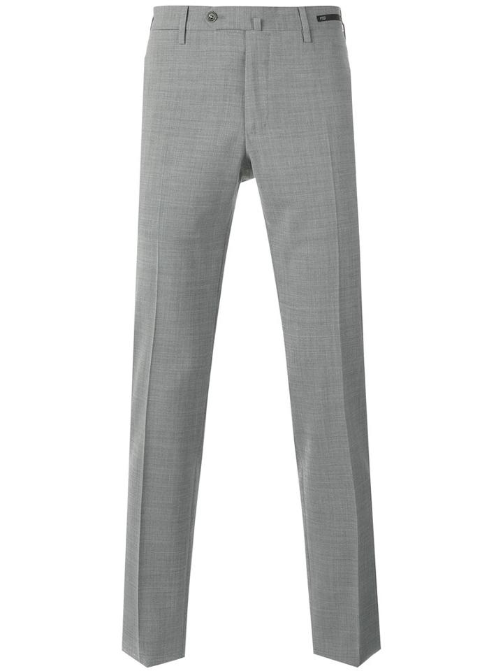 Pt01 Super Slim Trousers, Men's, Size: 46, Grey, Polyester/spandex/elastane/wool