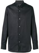Ann Demeulemeester Classic Plain Shirt - Black